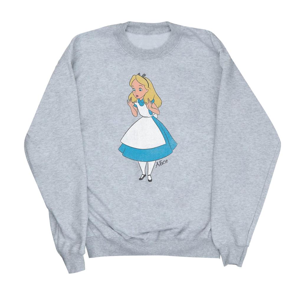 Disney Mens Alice In Wonderland Classic Alice Sweatshirt