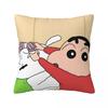 Decorative Pillowcase Crayon Shin-Chans Cartoon Anime Merchandise Seater Pillow Case Cover Square Style Multiple Sizes