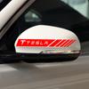 2PCS Car Badge Rearview Mirror Decor Sticker Vehicle Body Refit Decal For Tesla Model S Model X Model Y Model 3 Roadster SpaceX Accessory