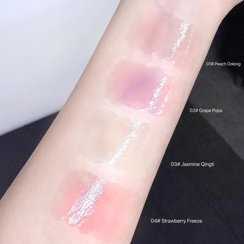 SHAQINUO Увлажняющее масло для губ Уход за губами против трещин Бальзам для губ с фруктовым вкусом Питательные губы Блеск для губ