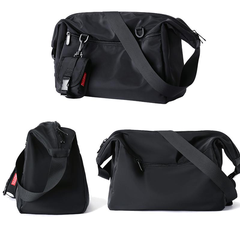 MOYYI Korean Style Men Messenger Bags Women Travel Casual Large Hobo Bag Waterproof Nylon Laptop Crossbody Shoulder Bag