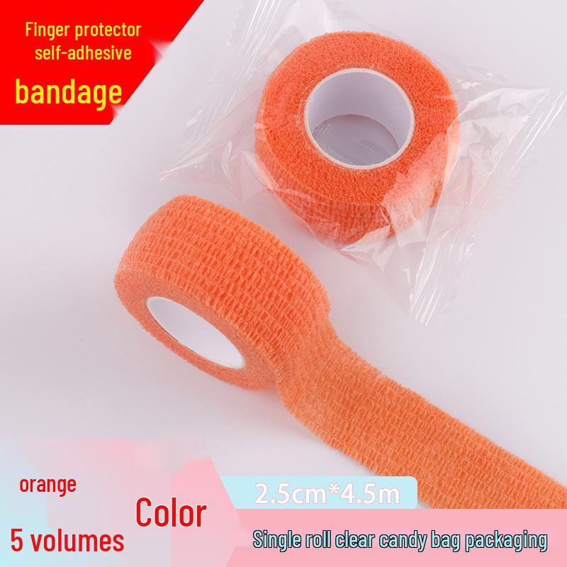 Sports Finger Protector Self-Adhesive Bandage: Finger Wrap Tape & Wrist Support for Basketball/Badminton