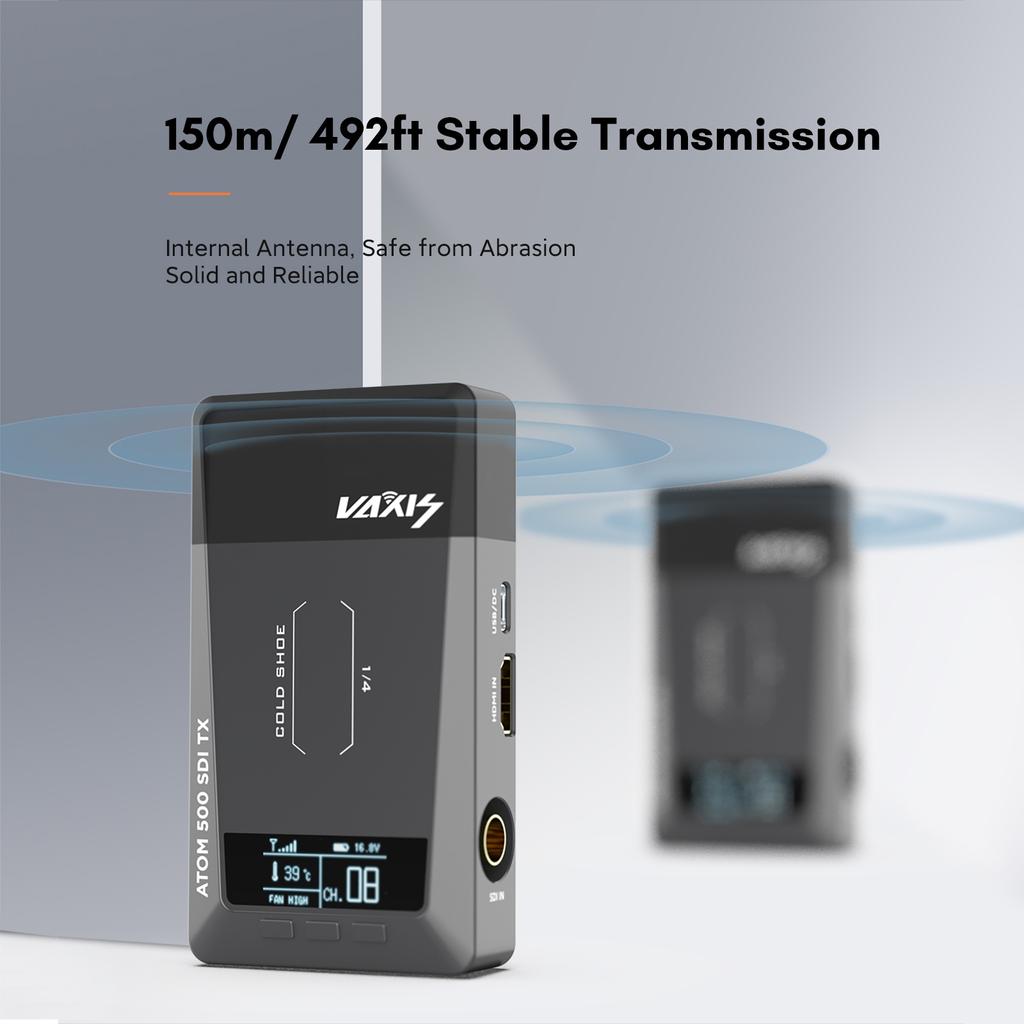 VAXIS ATOM 500 SDI версия 1080P HDMI Беспроводная система передачи изображения и видео Передатчик Приемник