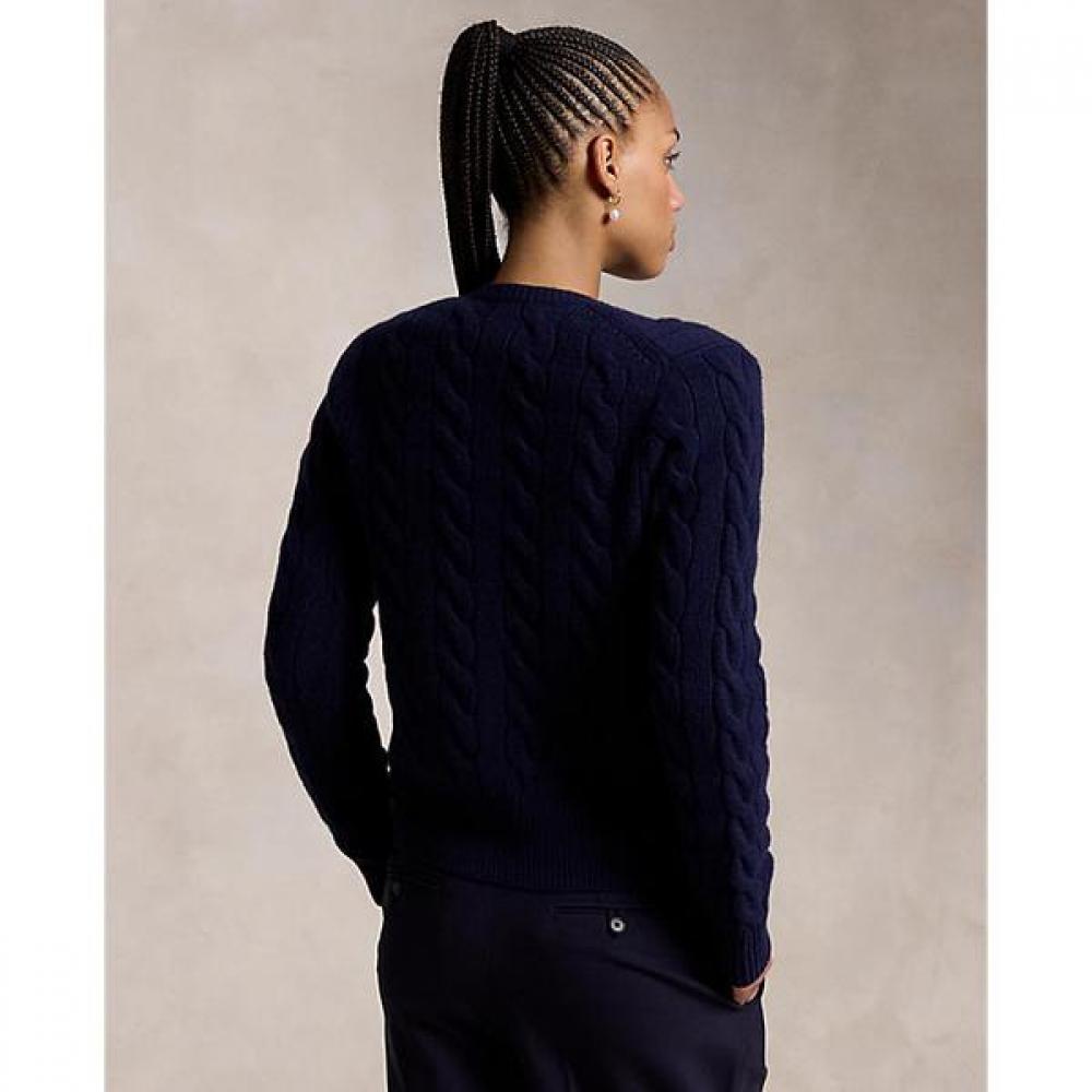 Polo Ralph Lauren Women Cable Knit Wool Cashmere Cardigan Wmposwendw20294400