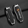 fscr7 Zinc alloy Leather Car Remote Key Case Cover Bag Protector For Porsche Panamera Spyder Carrera Macan Boxster 911 970 981 Cayman