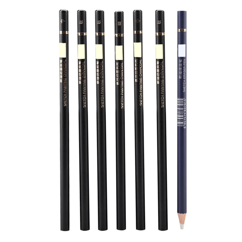 29pcs Drawing Sketch Set Charcoal Pencil with Eraser Art Craft Painting Sketching Kit