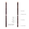 Shakuhachi, Benkeg D Chinese Traditional Instrument Dizi Bitter Bamboo Flute and Chinese Knot for Beginners