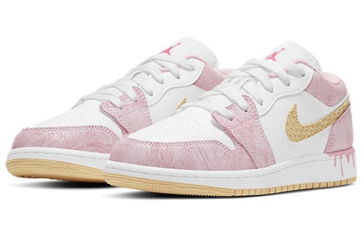 Jordan 1 Низкий подтек краски GS CW7104-601