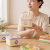 Cartoon Maker Ice Pop Trays 8 Grids Ice Pop Maker Food Grade Ice Cream Box  Summer