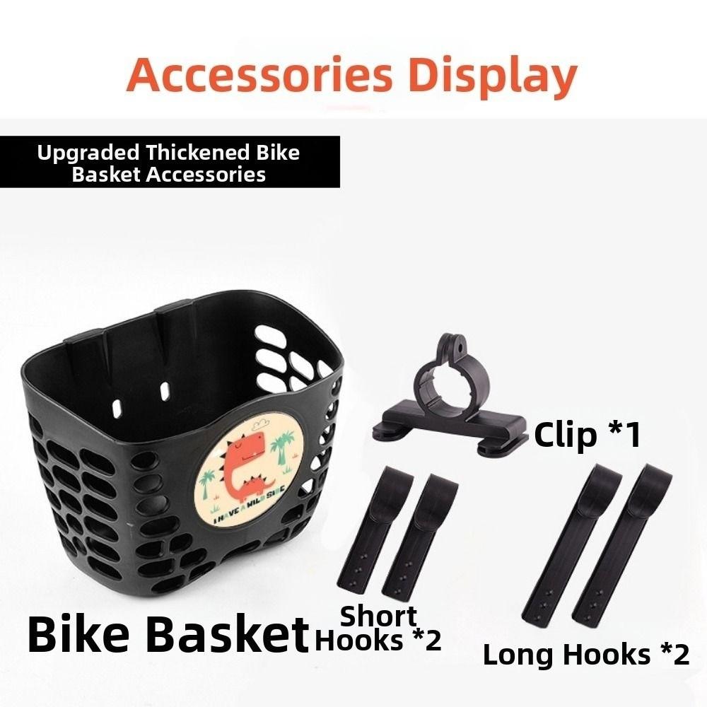 Cartoon Patten Children Kids Basket Plastic Scooter Handlebar Basket Bike Accessories