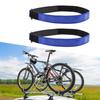 2 шт. Ремни для велосипедного багажника Регулируемые ремни для велосипедных колес Застежка-липучка Противоскользящий велосипед