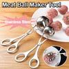 Meat Ball Maker Tool Round Stainless Steel Non Stick Meat Ball Rice Ball Shaper Spoon Mold Household Kitchen Convenience Gadget