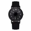 Casual Frosted Belt Small Delicate Women Arabic Numbers Watch Luxury Leather Fashion Creative Dial Simple Style Quartz Watches