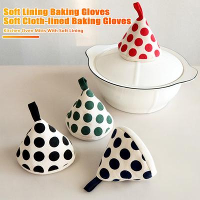 Теплоизоляционные перчатки, нескользящий кухонный инструмент, прочная треугольная ручка для кастрюли