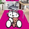 Hello Kitty Teddy Bear Carpet For Playroom Bedroom Living Room Sofa Home Decorkids Game Area Rug Nonslip Floor Mat