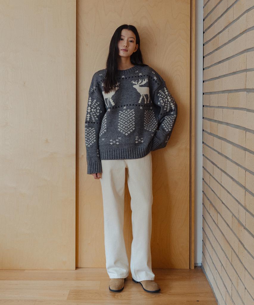 LAMINEZ Straight Butter Cotton Pants - Cream