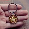 Five Pointed Star Pendant Keychain With Elegant Chinese Style For Festive Occasions And Promotions