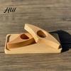 Wood Book Stand Wooden Page Holder Ergonomic Thumb Ring Portable Finger Pain Relief For Readers Lightweight Folder Reading Comfort Accessory Hole
