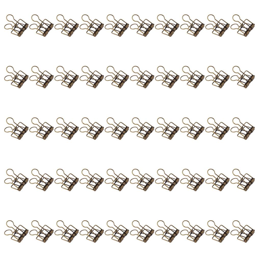 50 шт. зажимов 32 мм металлические с сильной силой зажима полые бумажные скрепки для офиса школы дома