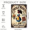 Винтажная жестяная табличка Menier Chocolate Металлическое настенное искусство 8x12 Рустикальный домашний декор Ретро Кухня Кафе Бар