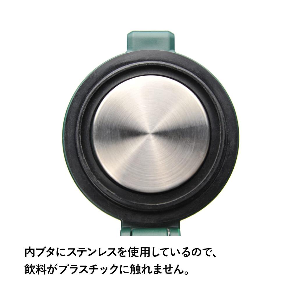 STANLEY Classic Vacuum with Ice Keeps Carbonated Drinks and Beer Ideal for Dishwasher Warranty Japanese Growler, 1.9L, Green, Container, Cold,