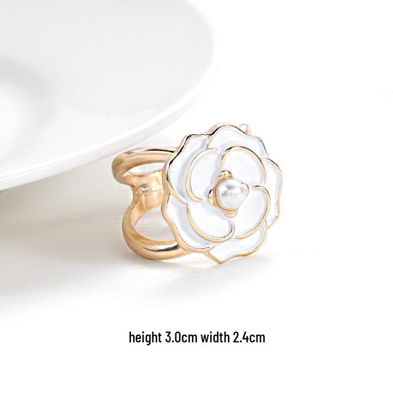 Высококачественный клетчатый шарф с камелией и жемчугом и пряжка для ремня на талию для пальто