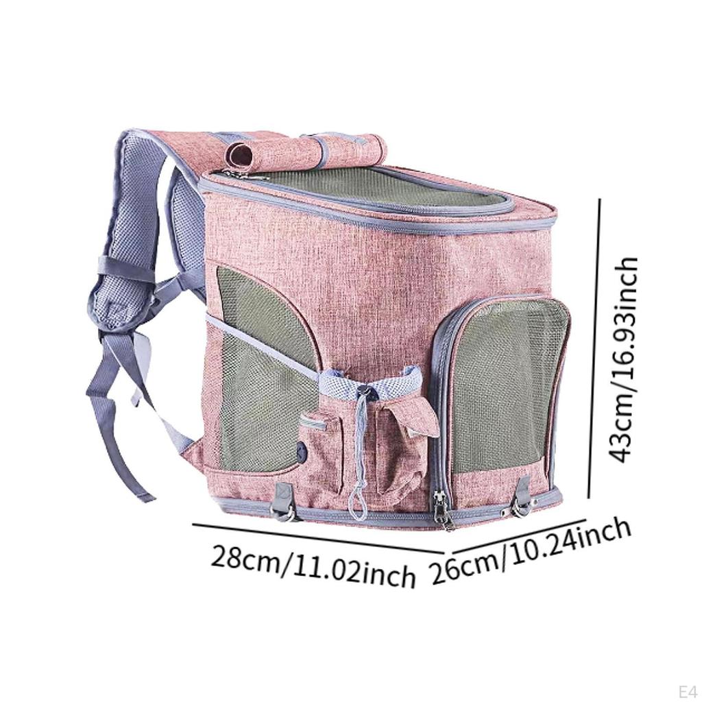 Сетчатый рюкзак для домашних животных, сумка для переноски, дышащая, мягкая, для путешествий и походов
