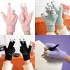 Thickened Warm Gloves Winter Leaky Finger Gloves Washable Knitted Gloves for Teens