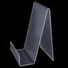 Transparent Acrylic Bookshelf Bracket Book Display Stand Album Notebook Stand