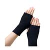 1 Pair Fall Winter Gloves Half-finger Cover Knitted High Elasticity Non-slip Student Writing