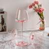 2 Pieces Wine Glass Handmade Red Wine Glass Art Big Belly Tasting Cup Ultra-Thin Crystal Burgundy Bordeaux Goblet Glass Glasses