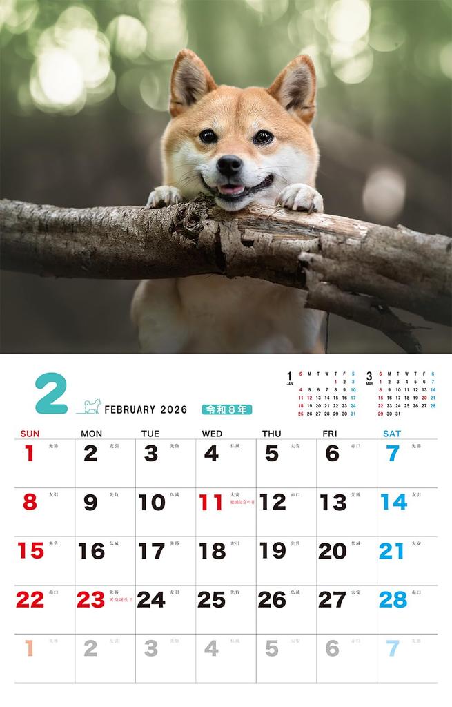 Жизнь с Шиба-ину Календарь 2026 (Календарь)