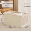Large Oxford Cloth Visible Window Clothes Storage Box with Lid