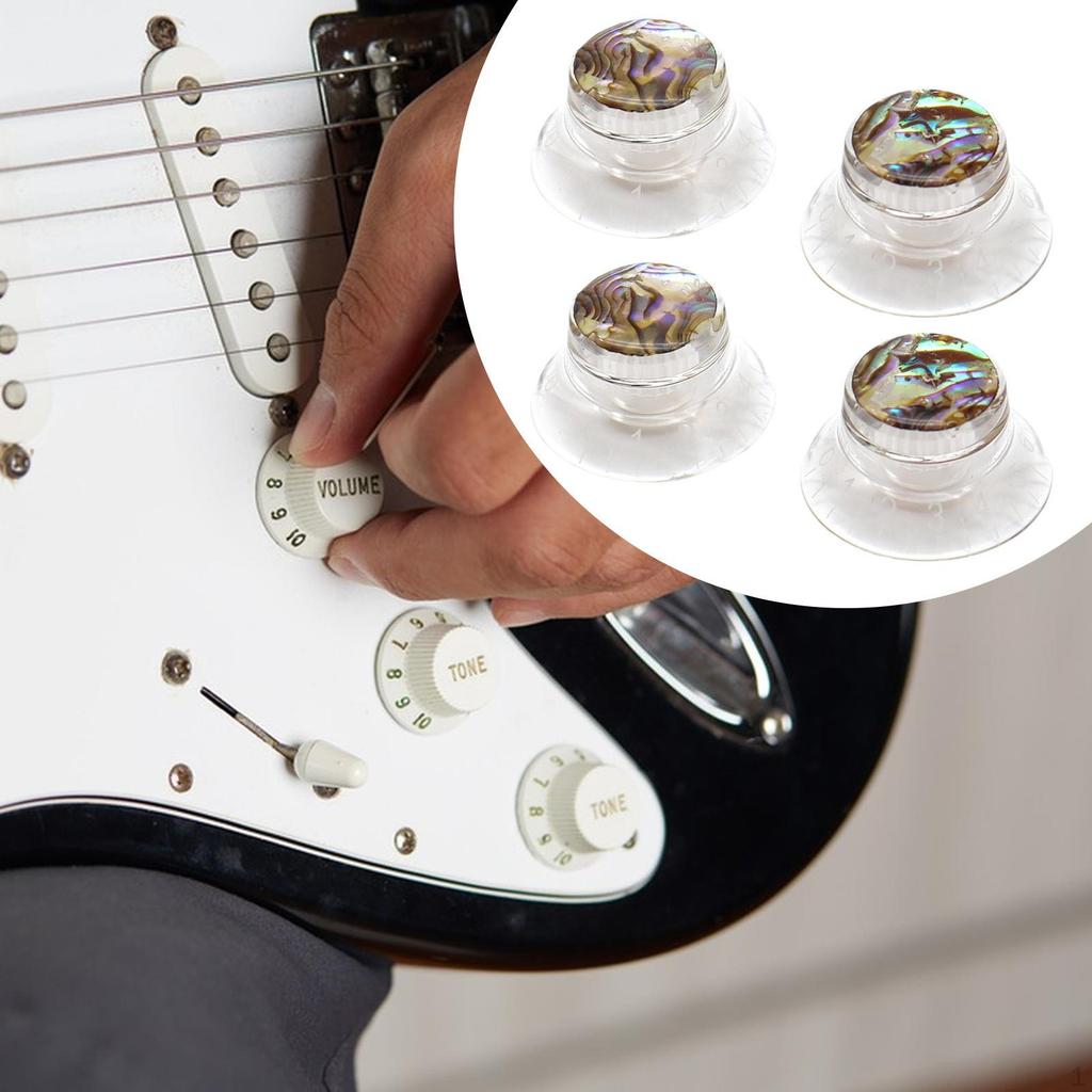 4 шт. Ручки для гитары, поворотные ручки для электрогитары