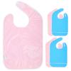 Adult Anti Oil Reusable Rain Proof Bib Apron Eating Bib Dining Aid Protector