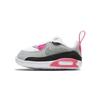 Nike Air Max 90 Crib 'Rose Pink' (Unisex) White / Particle Grey / Light Smoke Grey / Rose Pink Toddler Shoes CI0424 104