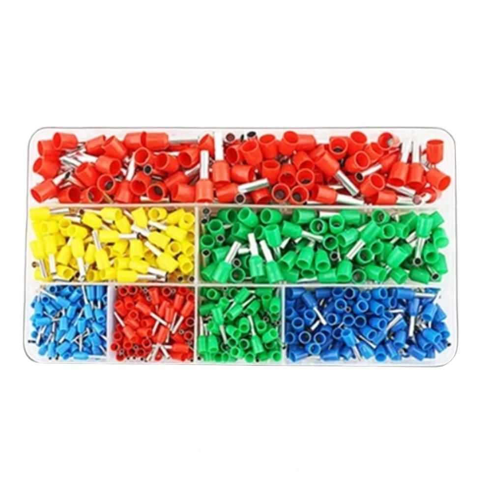Connector White Crimp Connector Kit Enhanced Conductivity Plastic Ring Safety Color-coded Boxes Car Repair Service