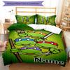 3pcs TMNT Cover Set - Personalized Name, HD Printed Bedding with 1 Cover and 2 Pillowcases - Perfect for Home Decor, Easy Care