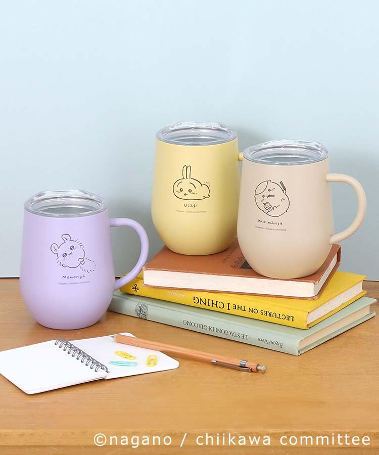 Кружка из нержавеющей стали «Мримо Крафт Чикава» с крышкой (Момонга)