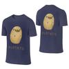 Pugtato Simple Reversible Tshirt Light Commuting Atmosphere Basic Tee
