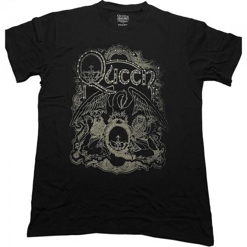Queen Футболка унисекс с декоративным гербом для взрослых