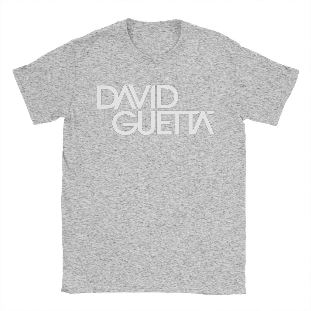France DJ David Guetta TShirt Summer TShirts Male Cotton O Neck Plus Size Tees ShortSleeve Y2K Fun Tops