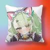 Красивая Каваи Горячая Девушка Милая ZZZ Санна Ария AOD Двусторонняя печатная наволочка Однотонная минималистичная наволочка