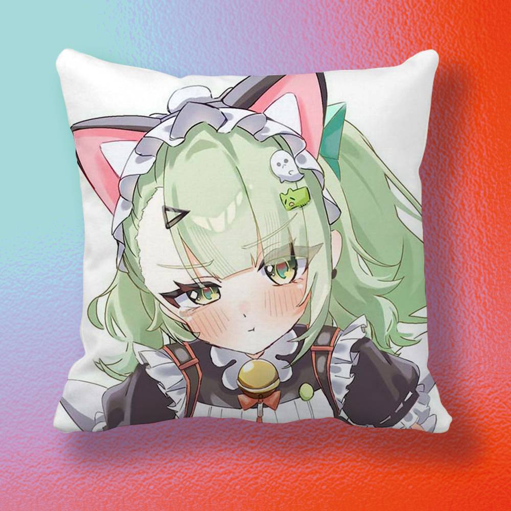 Красивая Каваи Горячая Девушка Милая ZZZ Санна Ария AOD Двусторонняя печатная наволочка Однотонная минималистичная наволочка