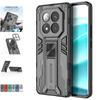For Xiaomi Redmi Note 14 Pro Plus 5G Case Shockproof Armor Phone Case for Redmi Note14 Pro Plus Car Magnetic Holder Back Cover