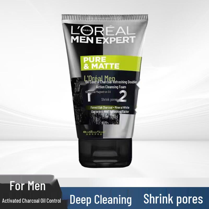 L'Oréal Men's Hydra Energetic Угольный очищающий гель для мужчин