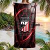 Футбольное пляжное полотенце Athletic Bilbao Мягкое из микрофибры Летнее полотенце Быстросохнущее Впитывающее полотенце для пляжа Бассейна Путешествий