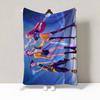 K Pop Demon Hunters Warmth Flannel Blanket Cover Soft Multifunctional Decorative Blanket Universal Blankets Holiday Gifts