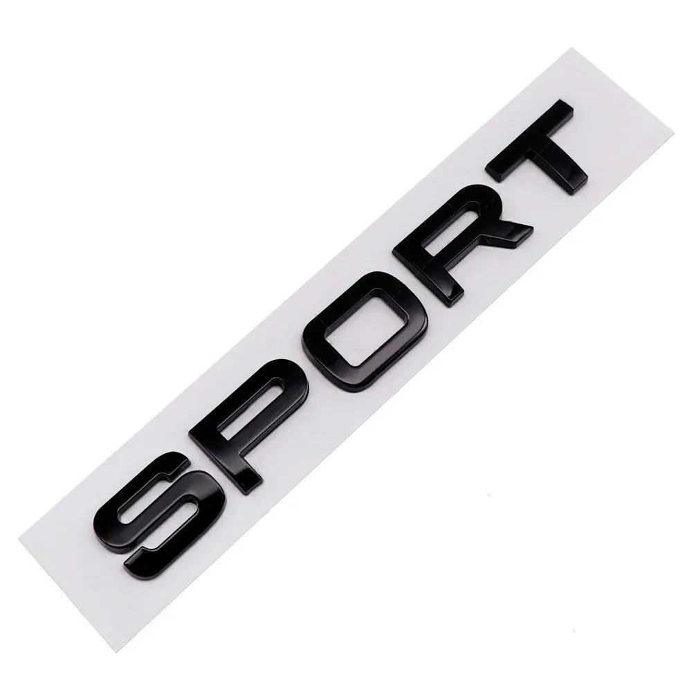 3D Эмблема с буквами SPORT из АБС-пластика для автомобиля, значок на заднюю дверь багажника для Discovery Evoque L494 L320 Sport, наклейка, аксессуары