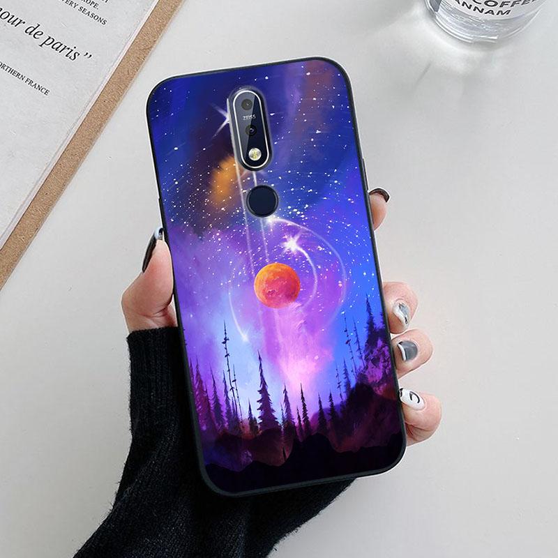 Для Nokia 5.1 Plus Чехол Модный Мягкий Силиконовый Задний Чехол для Nokia 3.1 7.1 Чехол для Телефона etui Fundas Милый Чехол